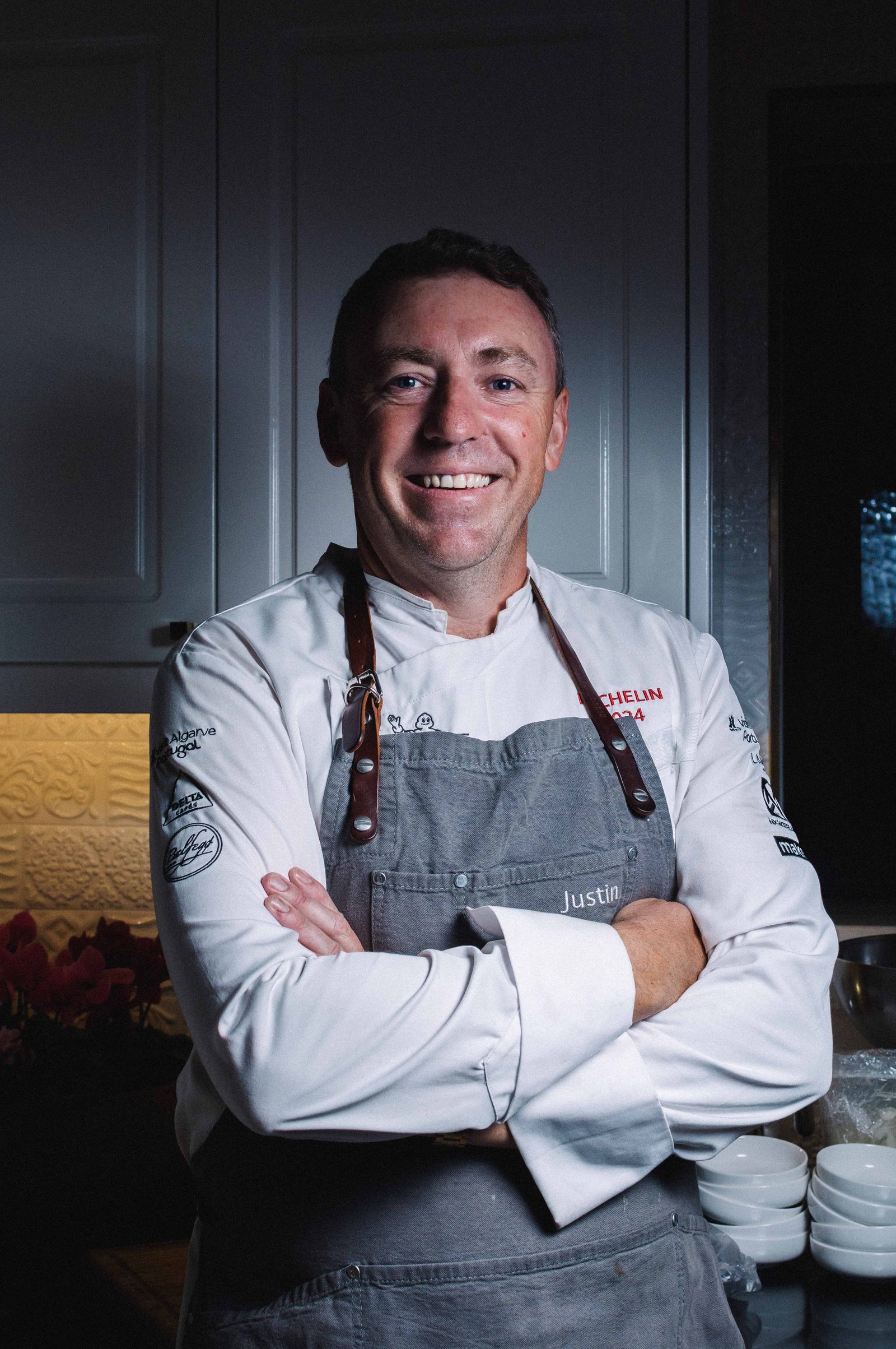 Chef Justin Jennings at MICHELIN Guide Lisbon 2026 ceremony